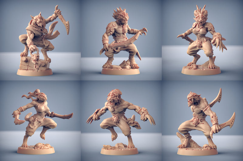 Headhunter Miniatures | Rakshakin Headhunter | Fantasy D&D Miniature | Artisan Guild