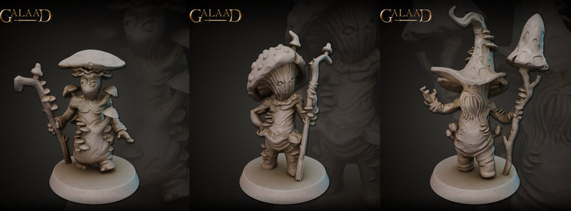 Myconid Miniatures | Succubi, Myconids and Kobold | Fantasy Miniature | Galaad Miniatures
