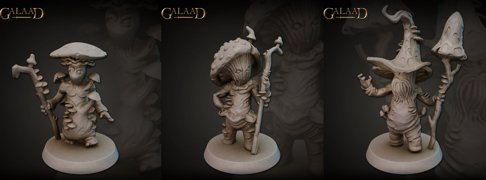 Myconid Miniatures | Succubi, Myconids and Kobold | Fantasy Miniature ...