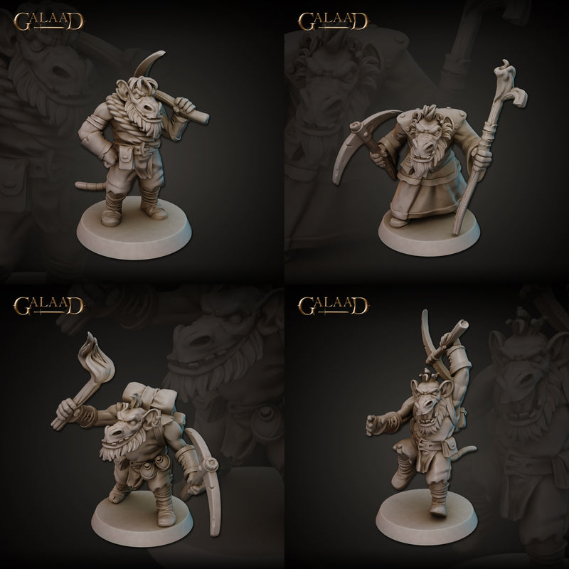 Kobold Miniatures | Succubi, Myconids and Kobold | Fantasy Miniature | Galaad Miniatures