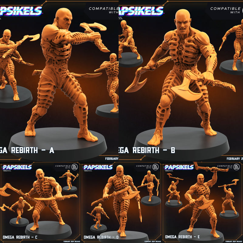 Omega Rebirth Miniatures | Dropship Troopers IV | Sci-Fi Miniature | Papsikels