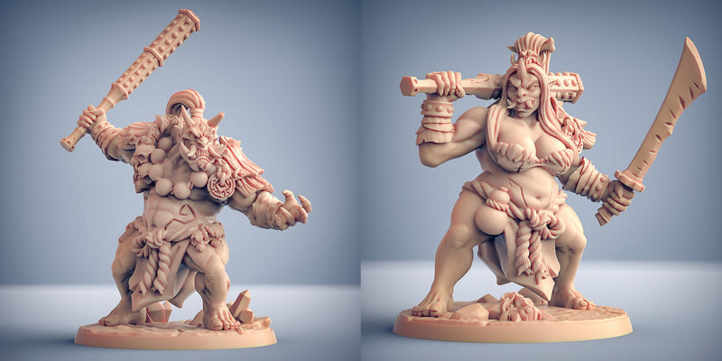Kyojin Miniatures | Oni Clan | Fantasy D&D Miniature | Artisan Guild