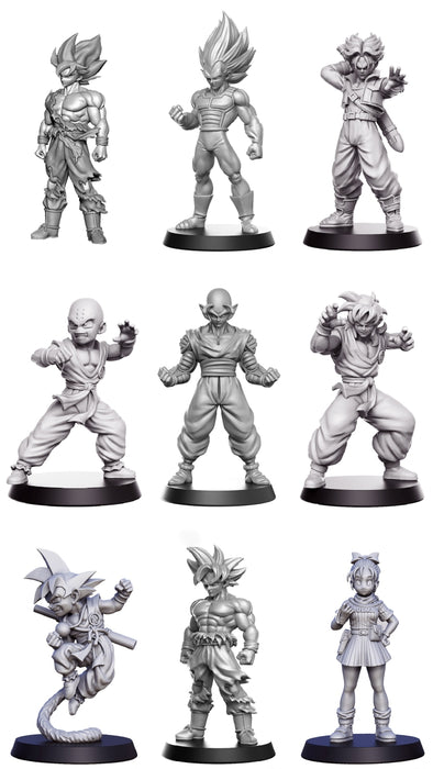 Hero Miniatures | Dragon Fighters | Fantasy Miniature | RN Estudio