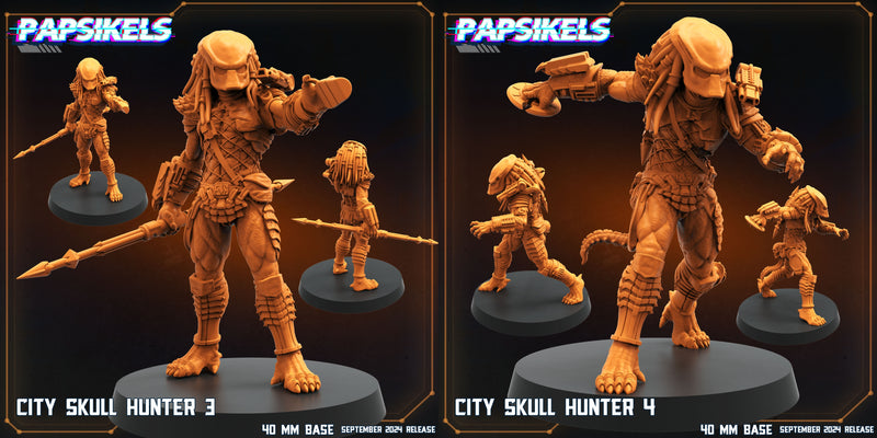 Aliens Vs Humans IX Remus Miniatures (Full Set) | Sci-Fi Miniature | Papsikels