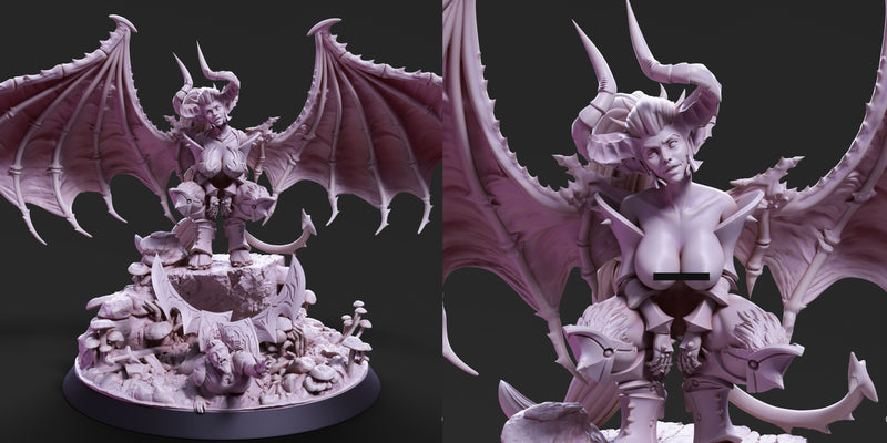 Demonic Harpy & Valkyrie Miniatures | Demonics | PS Miniatures