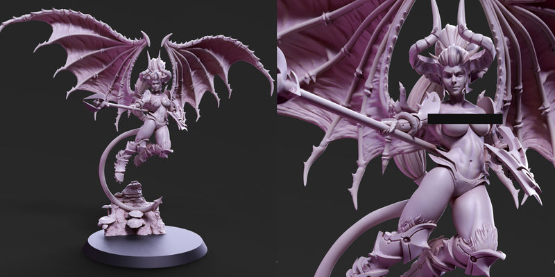 Demonic Harpy & Valkyrie Miniatures | Demonics | PS Miniatures