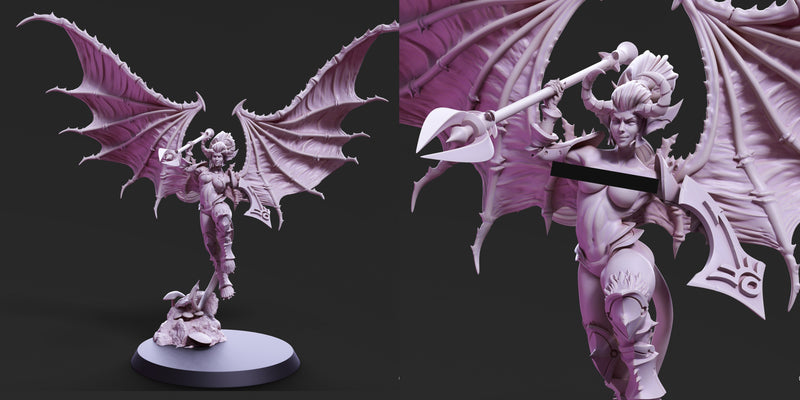 Demonic Harpy & Valkyrie Miniatures | Demonics | PS Miniatures