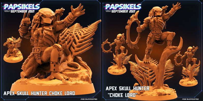 Apex Skull Hunter Choke Lord | Skull Hunters Vs Exterminators II | Sci-Fi Miniature | Papsikels
