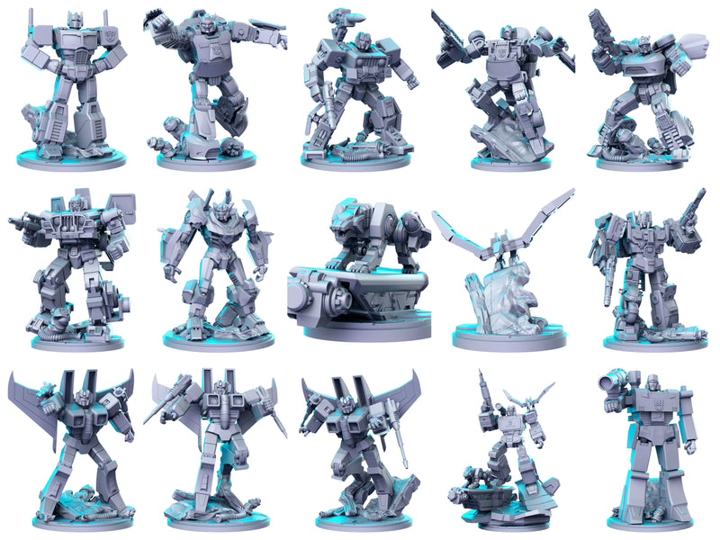 Transformer Miniatures | Pop Culture Miniature | RN Estudio