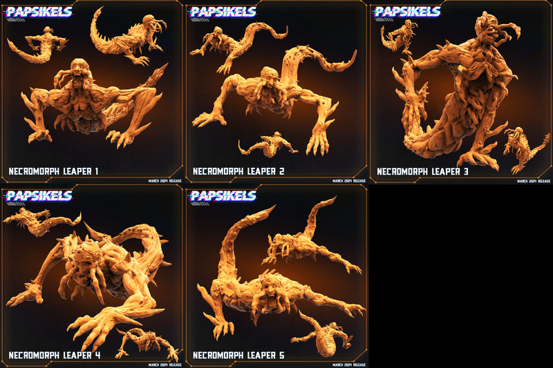 Necromorph Leaper Miniatures | Aliens Vs Humans XV That Thing | Papsikels