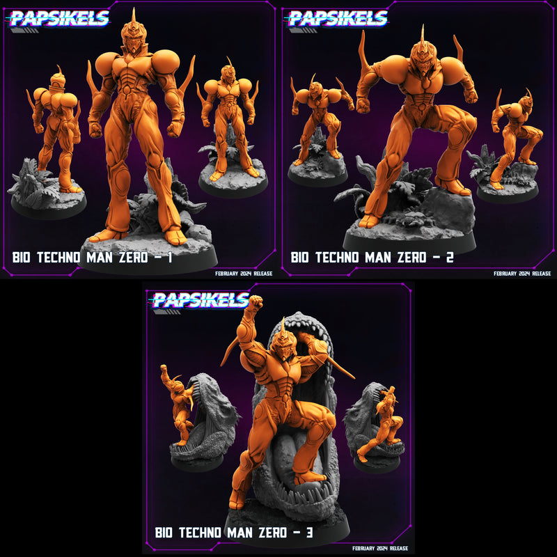 Bio Techno Man Zero Miniatures | Cyberpunk | Papsikels