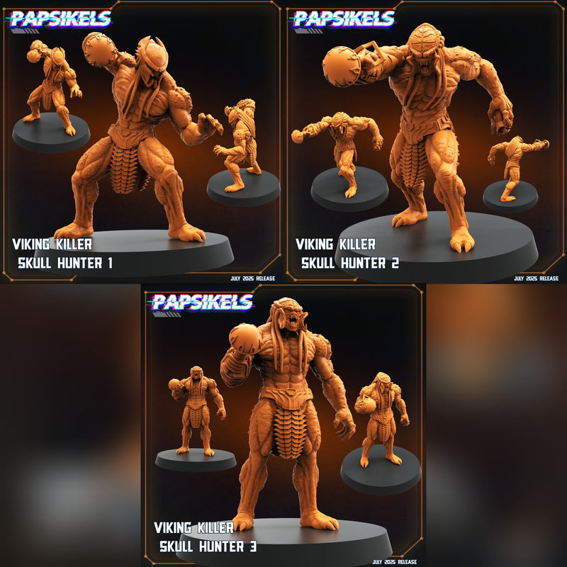 Viking Killer Skull Hunter Miniatures | Papsikels