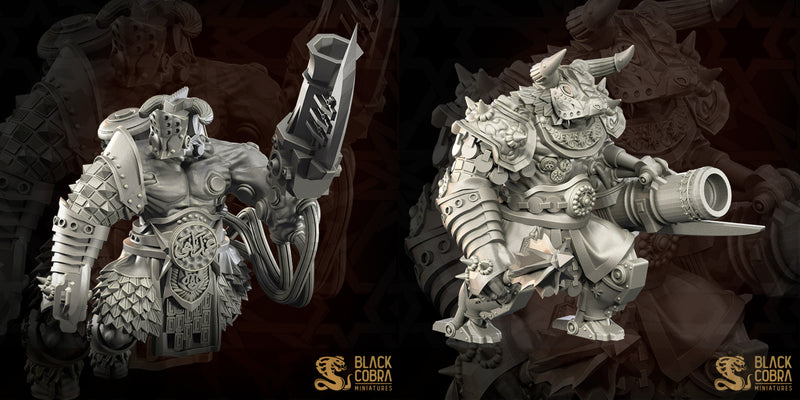 Iron Bull Miniatures | Iron Trenchers | Black Cobra Miniatures