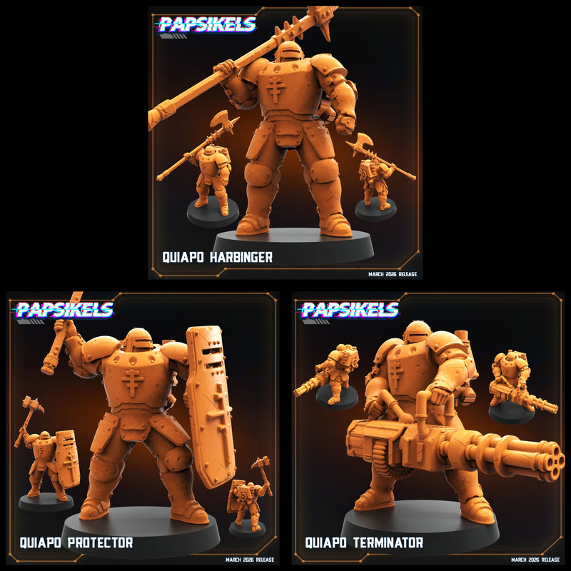 Quiapo Heavy Armour Miniatures | Trench Grimdark | Papsikels