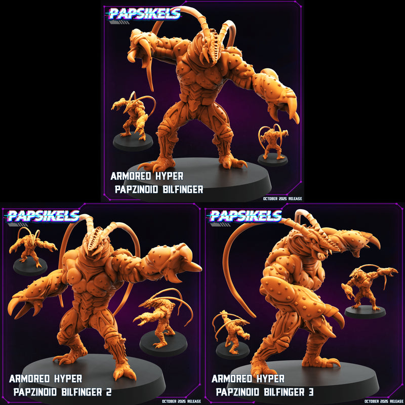Hyper Papsinoid Bilfinger Miniatures | Cyberpunk Sci-Fi Miniature | Papsikels