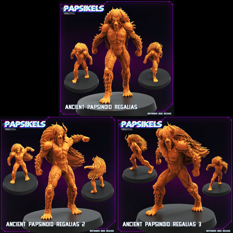 Ancient Papsinoid Regalias Miniatures | Cyberpunk | Papsikels