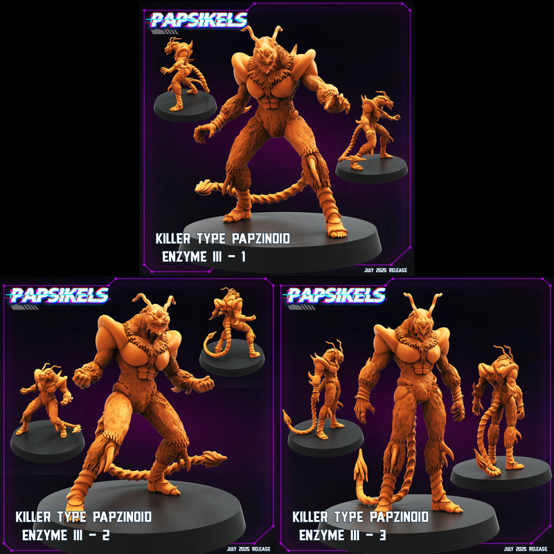 Killer Type Papsinoid Enzyme III Miniatures | Cyberpunk | Papsikels