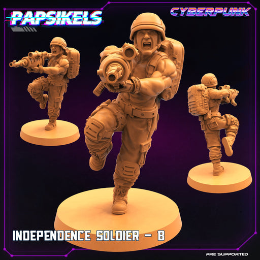 Independence Soldier B | Law Breakers | Sci-Fi Miniature | Papsikels TabletopXtra