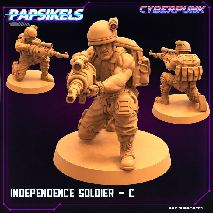 Independence Soldier Miniatures | Law Breakers | Sci-Fi Miniature | Papsikels TabletopXtra