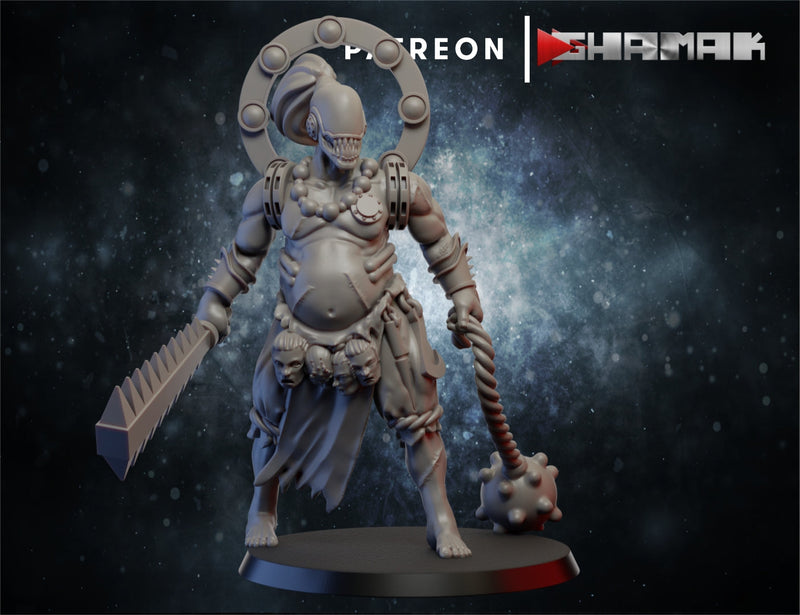 Inkisa 1 | Dark Elda | Fantasy Miniature | Ghamak TabletopXtra