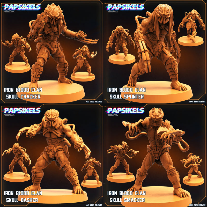 Iron Blood Clan Miniatures | Star Entrance Into The Multi World | Sci-Fi Miniature | Papsikels TabletopXtra
