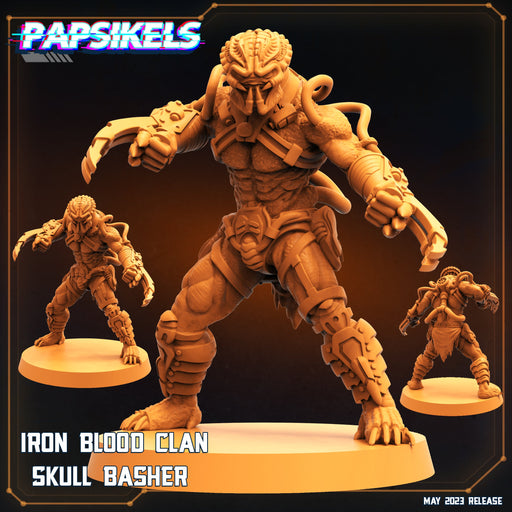 Iron Blood Clan Skull Basher | Star Entrance Into The Multi World | Sci-Fi Miniature | Papsikels TabletopXtra