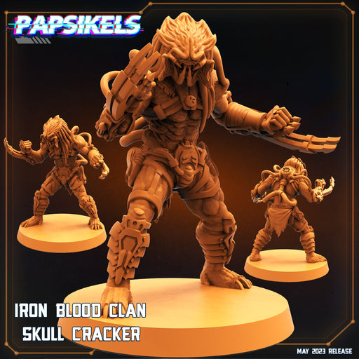 Iron Blood Clan Skull Cracker | Star Entrance Into The Multi World | Sci-Fi Miniature | Papsikels TabletopXtra