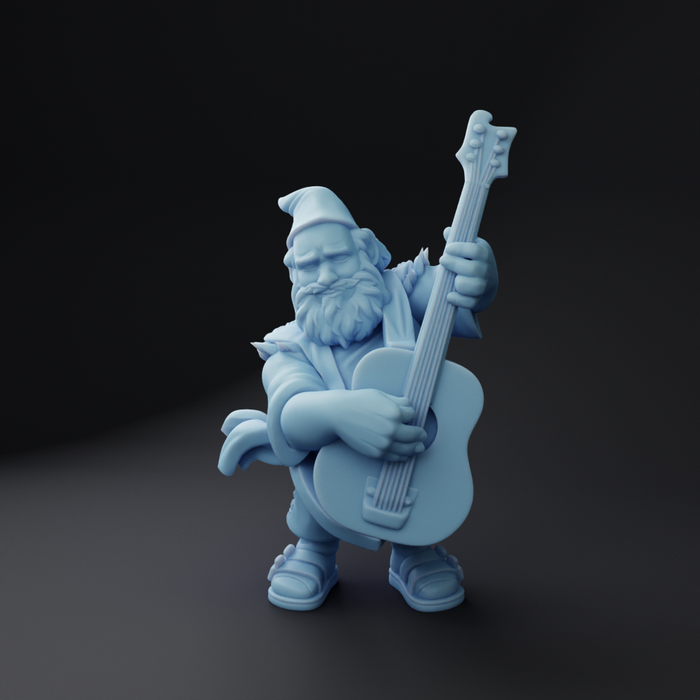 Gnome Bard Guitarist Jage | Bardic Beatdown | Twin Goddess Miniatures