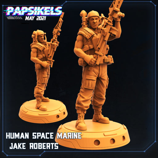 Jake Roberts | Aliens Vs Humans | Sci-Fi Miniature | Papsikels TabletopXtra