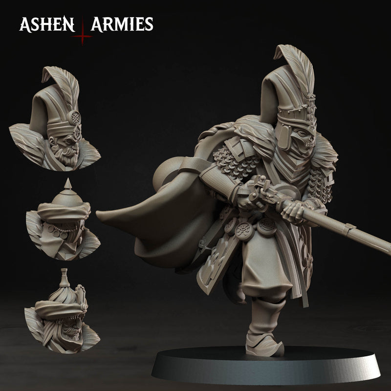 Janissaries Gilded Dominion Miniatures | Trench Grimdark | Ashen Armies