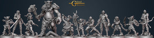 January Adventurer Miniatures (Full Set) | Fantasy Miniature | Galaad Miniatures TabletopXtra