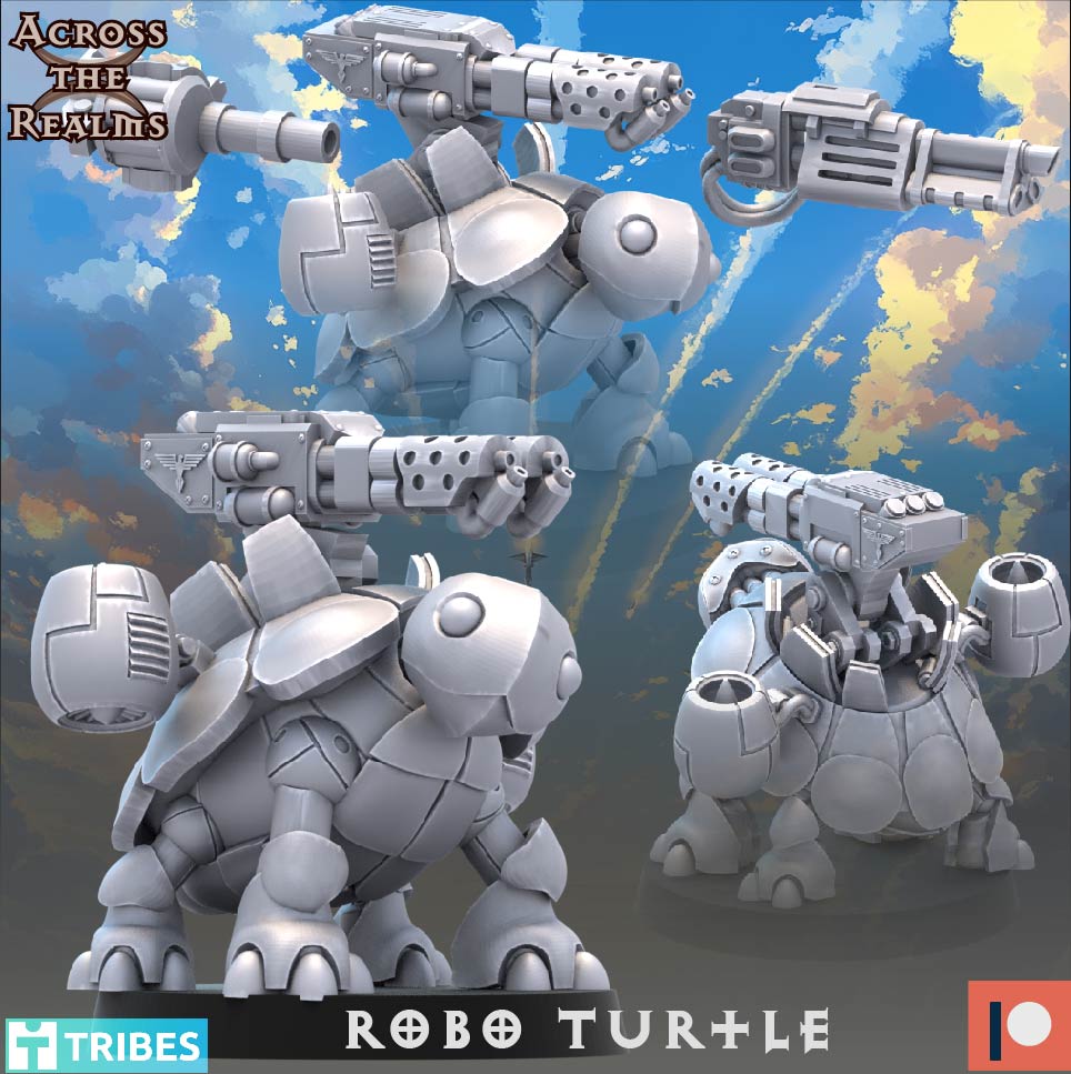 Robo Turtle Tank Mech | To The Skies — TabletopXtra