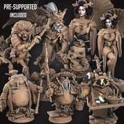 Japanese Bullet Town Miniatures (Full Set) | Fantasy Miniature | Bite the Bullet TabletopXtra