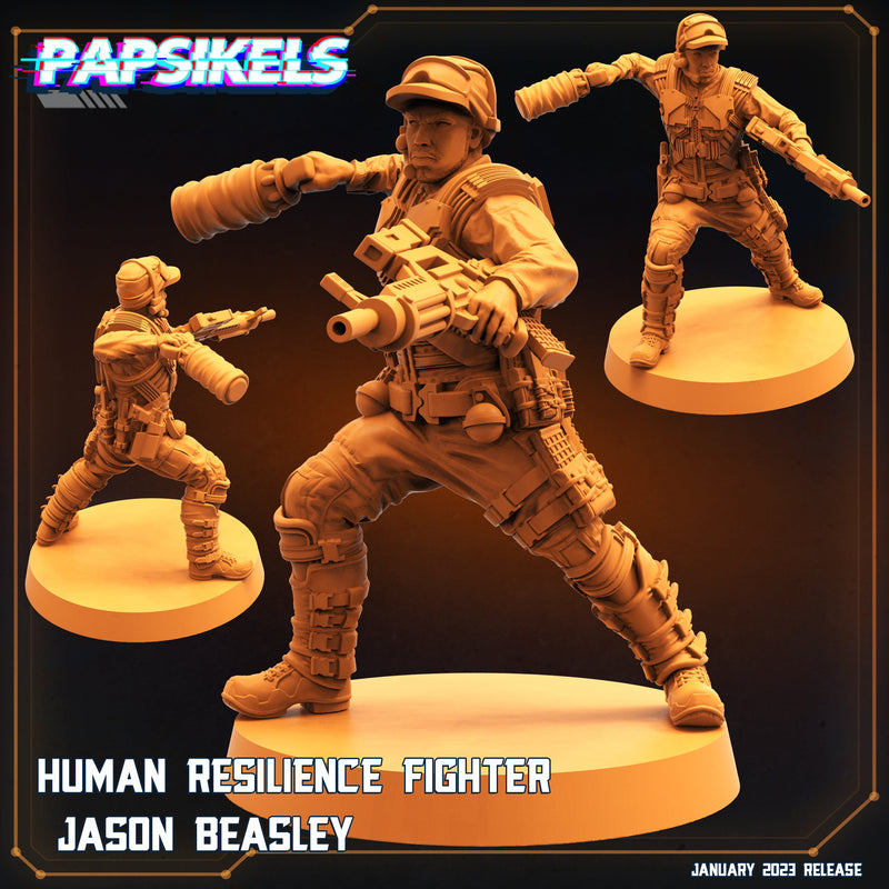 Jason Beasley | The Resistance | Sci-Fi Miniature | Papsikels TabletopXtra