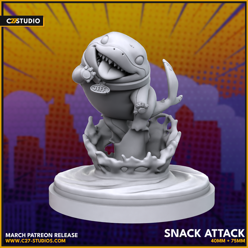 Snack Attack | Heroes | Sci-Fi Miniature | C27 Studio