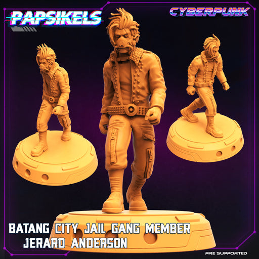 Jerard Anderson | Batang City Jail Gang | Sci-Fi Miniature | Papsikels TabletopXtra