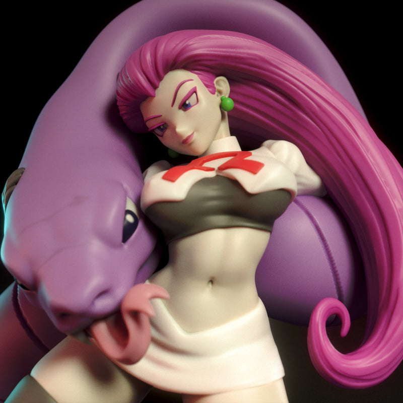 Jessie | Pin-Up Statue Fan Art Miniature Unpainted | Torrida Minis