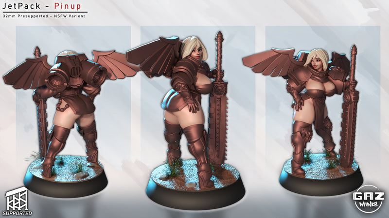 Thicc Jetpack | Fantasy Pin-Up | Gaz Minis