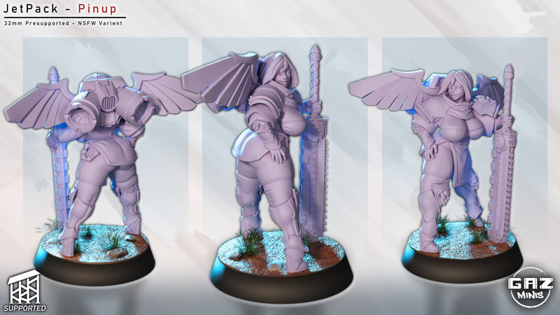 Thicc Jetpack | Fantasy Pin-Up | Gaz Minis