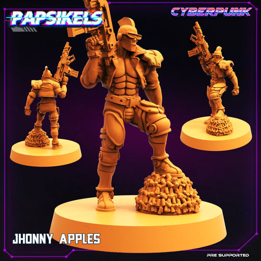 Jhonny Apples | Law Breakers | Sci-Fi Miniature | Papsikels TabletopXtra