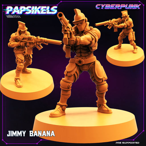 Jimmy Banana | Law Breakers | Sci-Fi Miniature | Papsikels TabletopXtra
