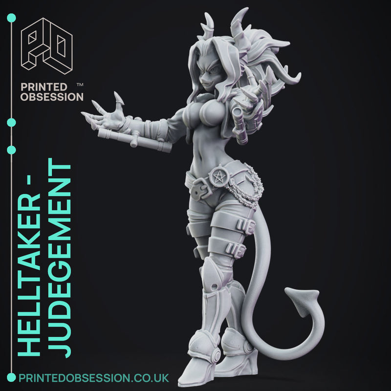 Judgement (150mm) | Helltaker | Fantasy Miniature | Printed Obsession TabletopXtra