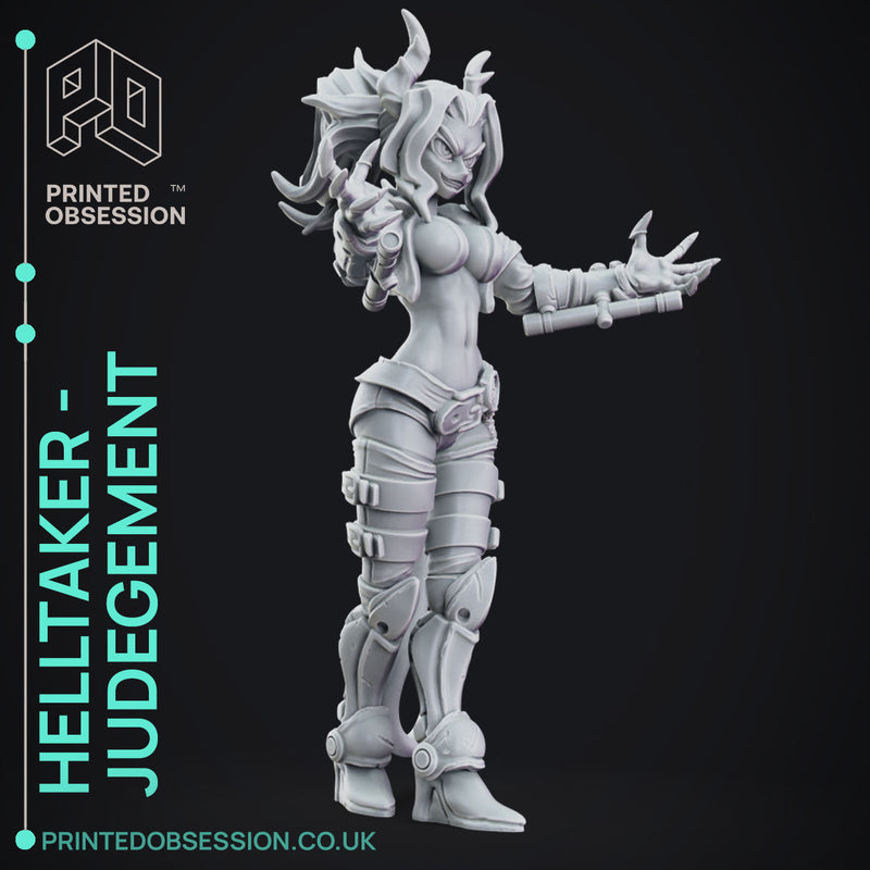 Judgement (150mm) | Helltaker | Fantasy Miniature | Printed Obsession TabletopXtra