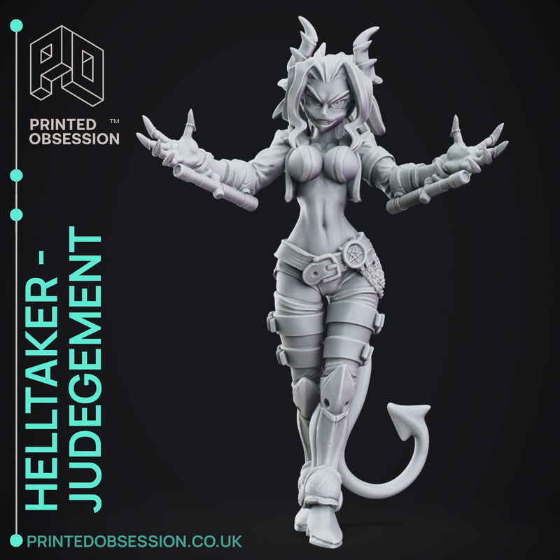 Judgement (150mm) | Helltaker | Fantasy Miniature | Printed Obsession TabletopXtra