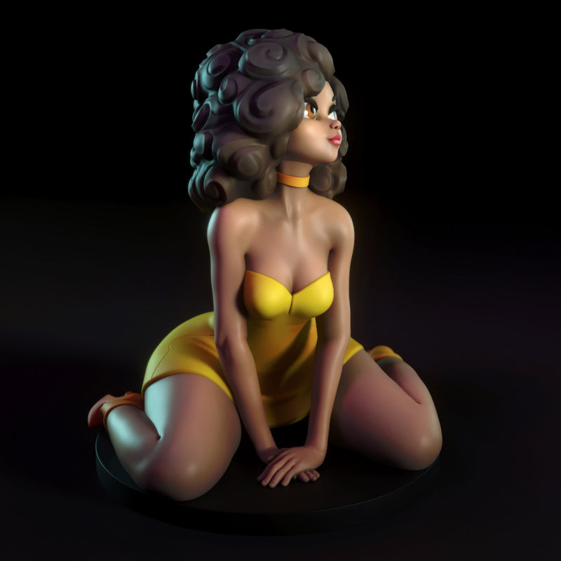 Judith | Pin-Up Statue Fan Art Miniature Unpainted | Torrida Minis