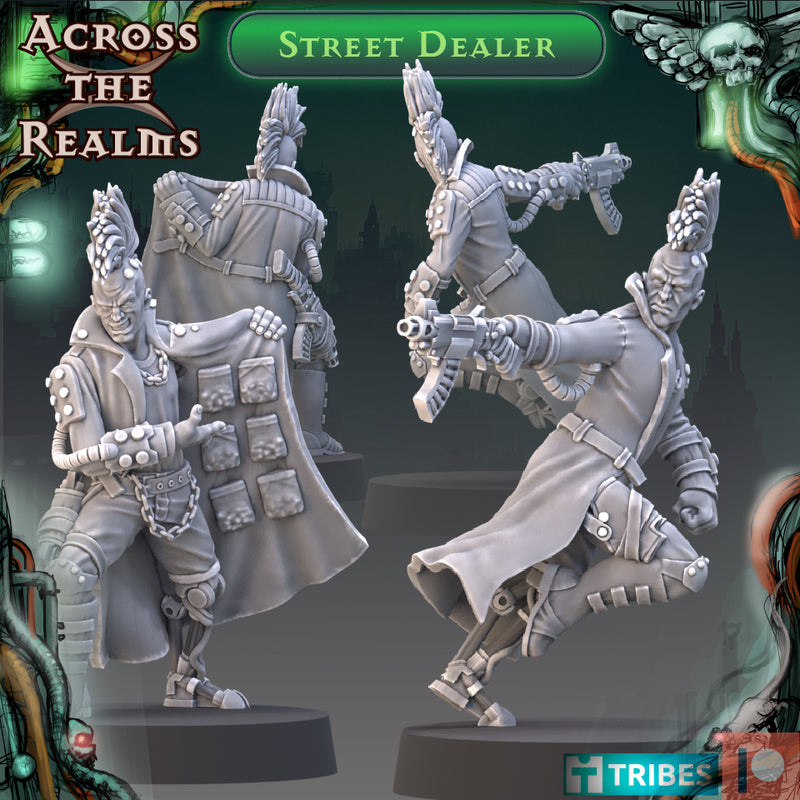 Street Dealer Miniatures | Grimdark Citizens | Across the Realms