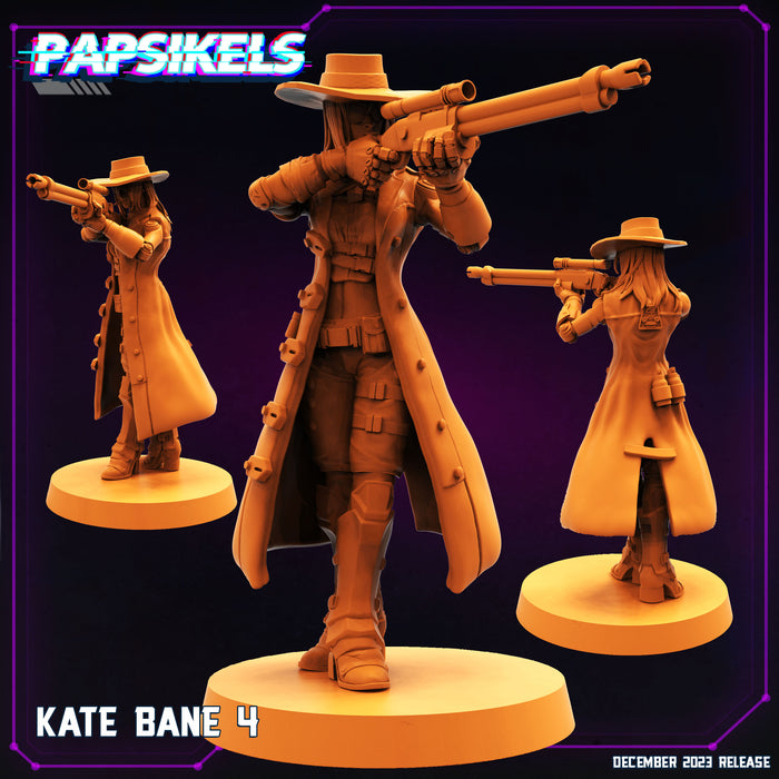 Kate Bane D | Cyberpunk | Sci-Fi Miniature | Papsikels