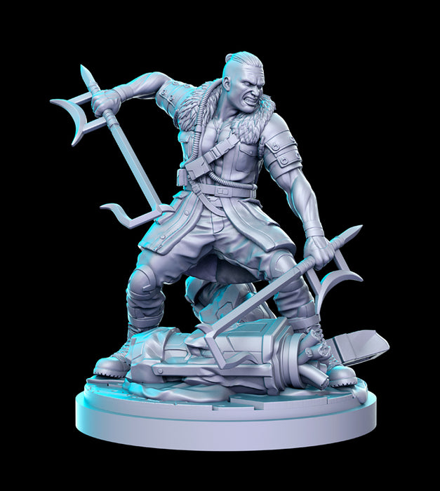 Fighter Cobal | Death Match Vol 1 | Fantasy Miniature | RN Estudio