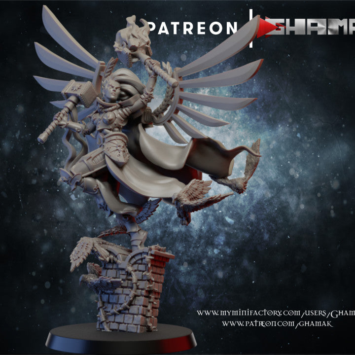 Katerine | Red Sisters | Fantasy Miniature | Ghamak TabletopXtra