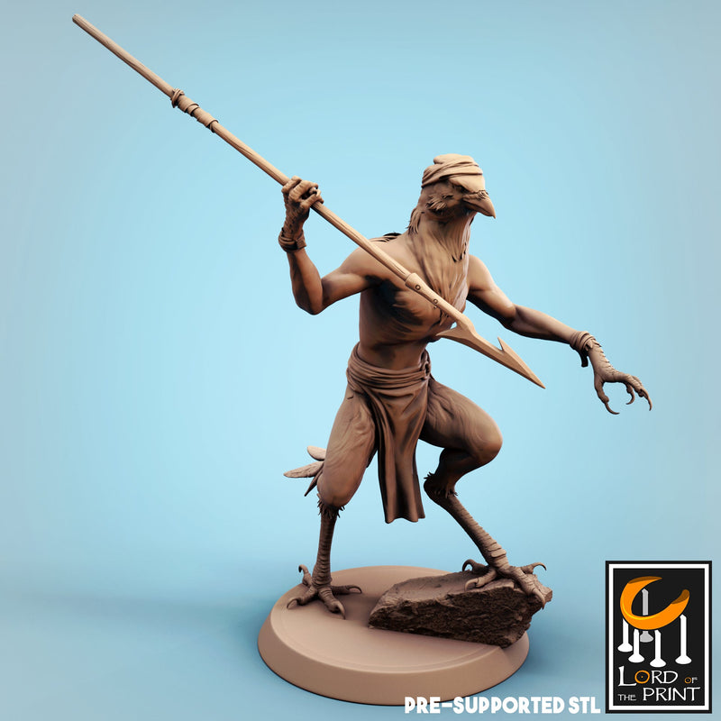 Kenku Fishermen B | Dinotopia Part 2 | Fantasy Miniature | Rescale Miniatures TabletopXtra